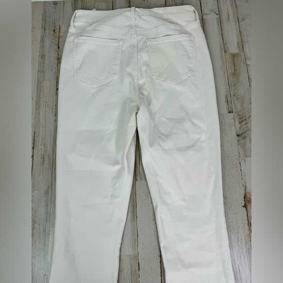 Old Navy Rockstar High Rise Super Skinny White Jeans Tummy Control 10 Tall NWT - Picture 12 of 13